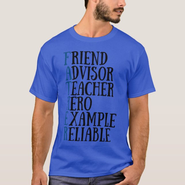 T-shirt Père Acronyme ami (Devant)