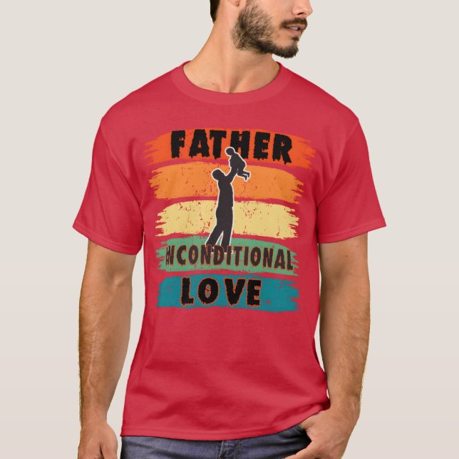 T-shirt père amour garçon (Devant)