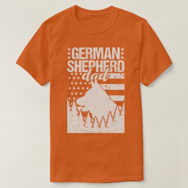T-shirt père berger allemand (Design devant)