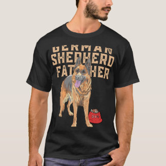 T-shirt Père berger allemand papa