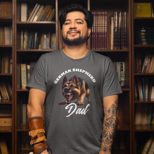 T-shirt Père berger allemand vicieux (Créateur téléchargé)