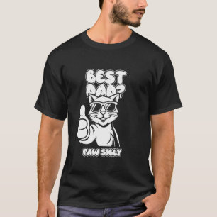 T-shirt Père Chat Chaton Propriétaire d'Animal Félin - Mei