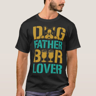 T-shirt Père Chien Amateur de Bière