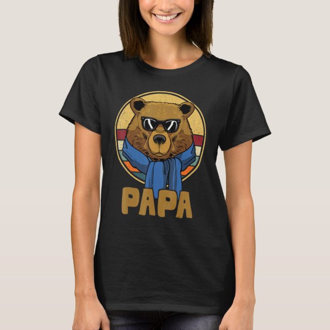 T-shirt Père cool papa (Devant)