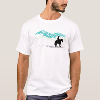 T-shirt Père cowboy