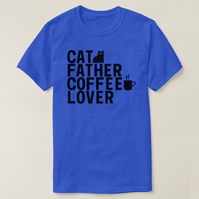 T-shirt Père de chat (Design devant)