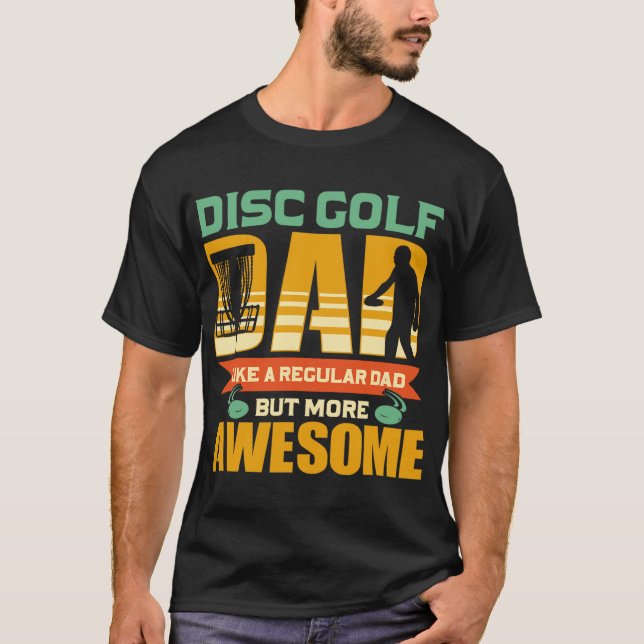 T-shirt Père de Disc Golf - Disque Volant - Disc Golf  (Devant)