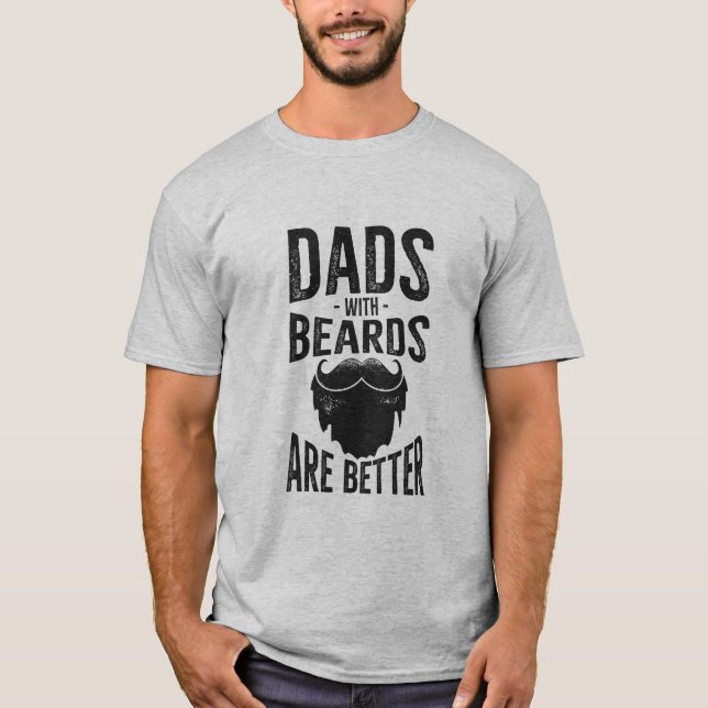 T-shirt père de la barbe (Devant)