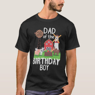 T-shirt Père de la ferme Anniversaire Garçon Mère Anima