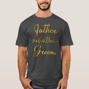 T-shirt Père De La Groom Mariage Idée De Fête Pour Lui