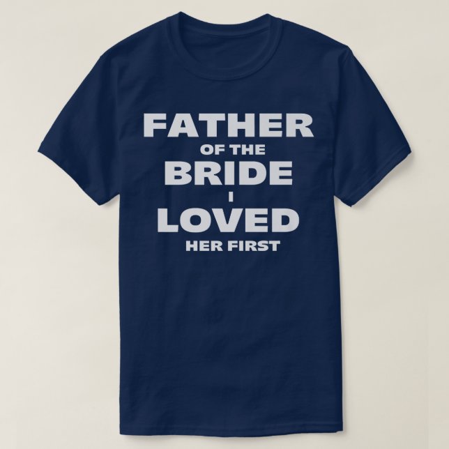 T-shirt Père de la mariée  (Design devant)