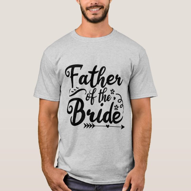 T-shirt Père de la mariée (Devant)