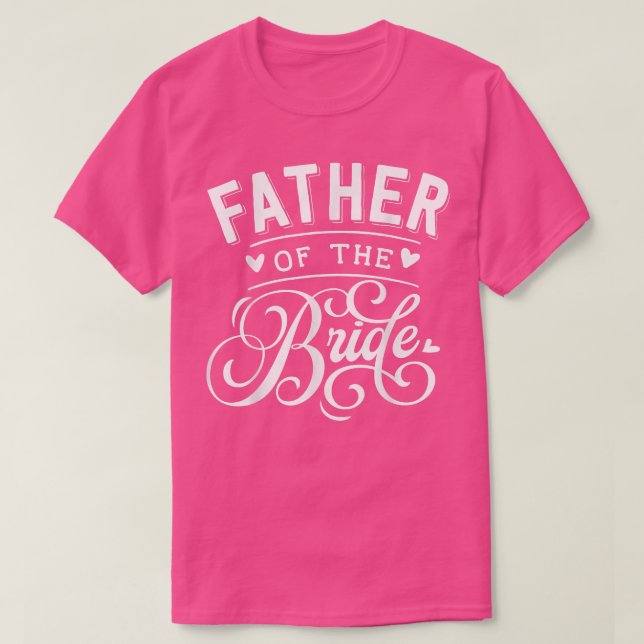 T-shirt Père de la mariée  (Design devant)