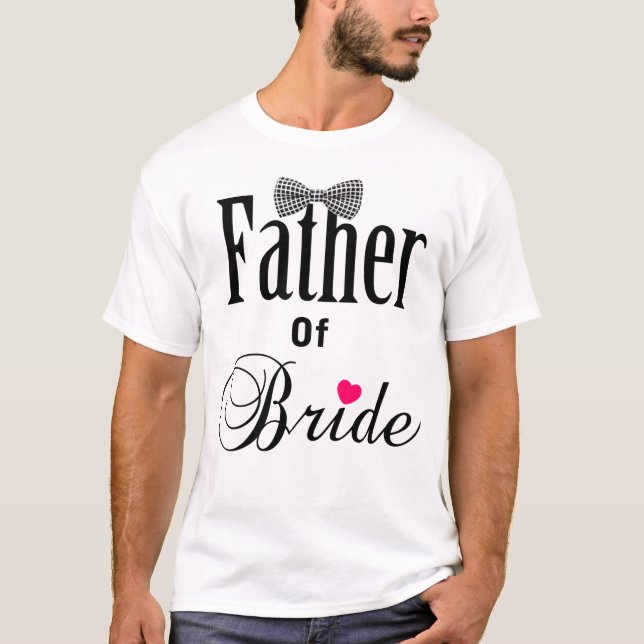 T-shirt Père De La Mariée (Devant)