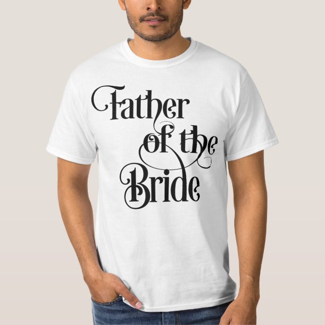 T-shirt Père de la mariée (Devant)