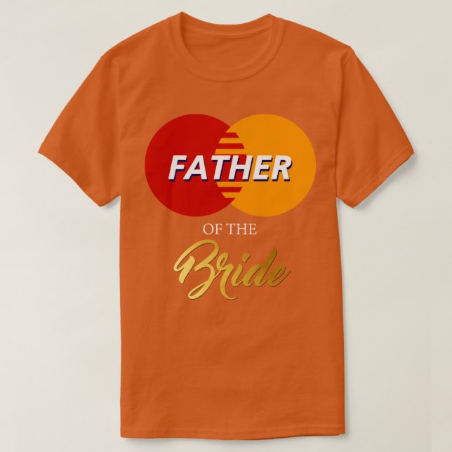 T-shirt Père de la mariée 2 (Design devant)