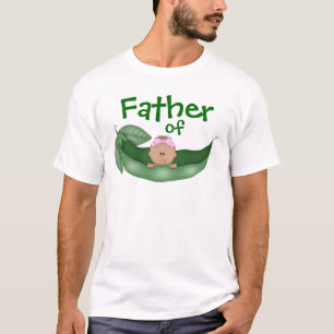 T-shirt Père de la petite fille (peau foncée)