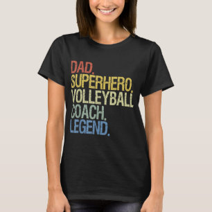 T-shirt Père de l'entraîneur de volley-ball