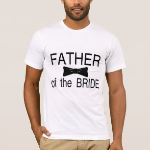T-shirt Père De L'Épouse Bowtie