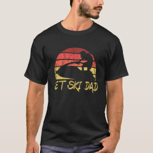 T-shirt Père de moto à jet vintage