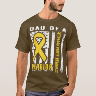 T-shirt Père des hommes d'un guerrier Sensibilisation au c