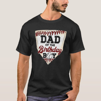 T-shirt Père Des Mens Du Boy Baseball Softball F Anniversa