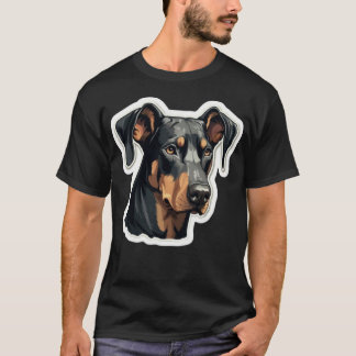 T-shirt Père Doberman Pinscher
