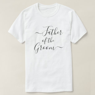 T-shirt Père du marié, scénario moderne pour la fête de ma