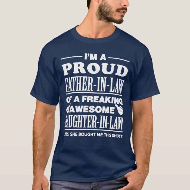 T-shirt Père en droit rétro (Devant)