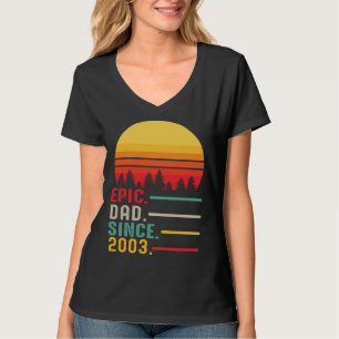 T-shirt Père épique depuis 2003 Bonne fête des pères