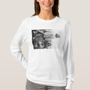 T-shirt Père et enfant esquimaux en photographie de