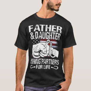 T-shirt Père et FILLE Chemises jumelées Partie de pêche