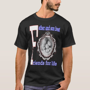 T-shirt Père et fils autistes meilleurs amis pour la vie A