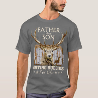 T-shirt Père et fils compagnons de chasse pour la vie Chas