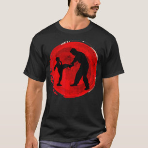 T-shirt Père Et Fils Karate Brésilien Jiu Jitsu Martial