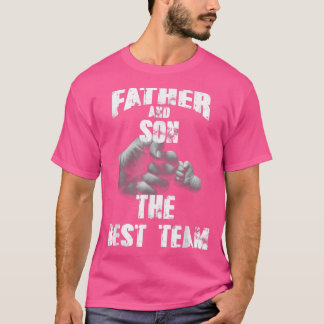 T-shirt Père Et Fils La Meilleure Équipe