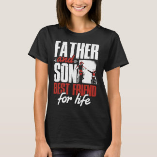 T-shirt Père et fils meilleurs amis, idée pour le meilleur