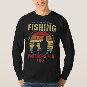 T-shirt Père Et Fils Pêche Partenaires Pour La Vie Pour Fa