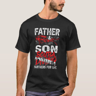T-shirt Père Et Fils Plongée Partenaires De Vie Vint