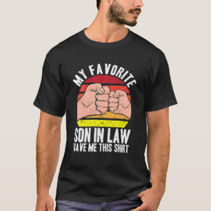 T-shirt Père Et Mère En Droit Don Mon Fils En Droit M'A Do