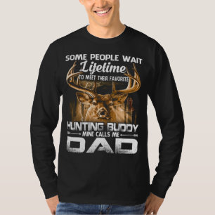 T-shirt Père et son chasser les chemises à vie papa's Budd