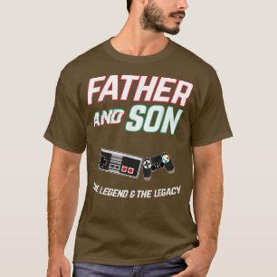 T-shirt Père Et Son Correspondant Gamer Vidéo Jeu F
