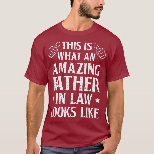 T-shirt Père Extraordinaire En Droit Amusant Famille Aweso (Devant)
