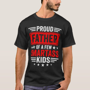 T-shirt Père fier de quelques enfants intelligents Enfants