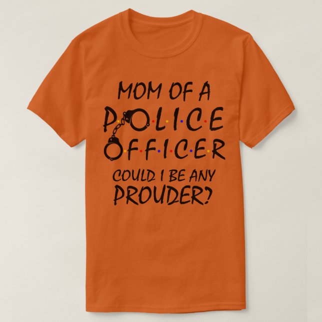 T-shirt Père fier d'un policier (Design devant)