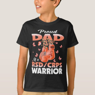 T-shirt Père Fière D'Un Rsd Crps Guerrier Boxe De Sensibil