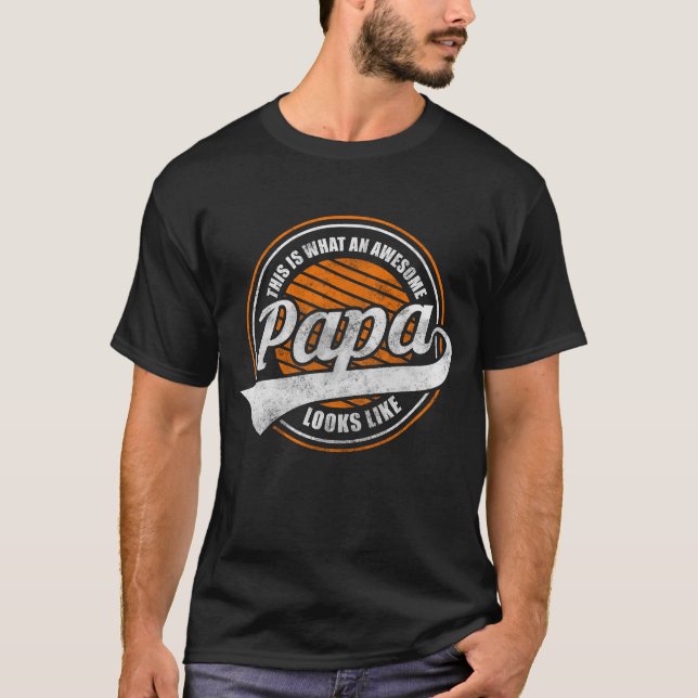 T-shirt Père Fille Parents Forte rétro (Devant)