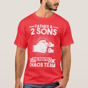 T-shirt Père Fils 2 Le chaos parfait seam Père Allemand L