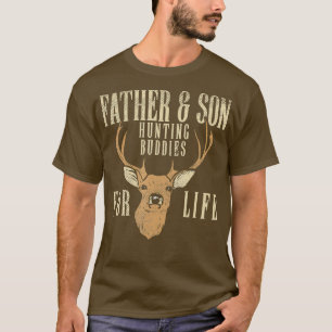 T-shirt Père Fils Chasse Buddies Correspondant Chasseur P