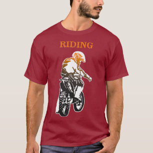 T-shirt Père Fils Correspondant Épargnes Riding Épargne Vé